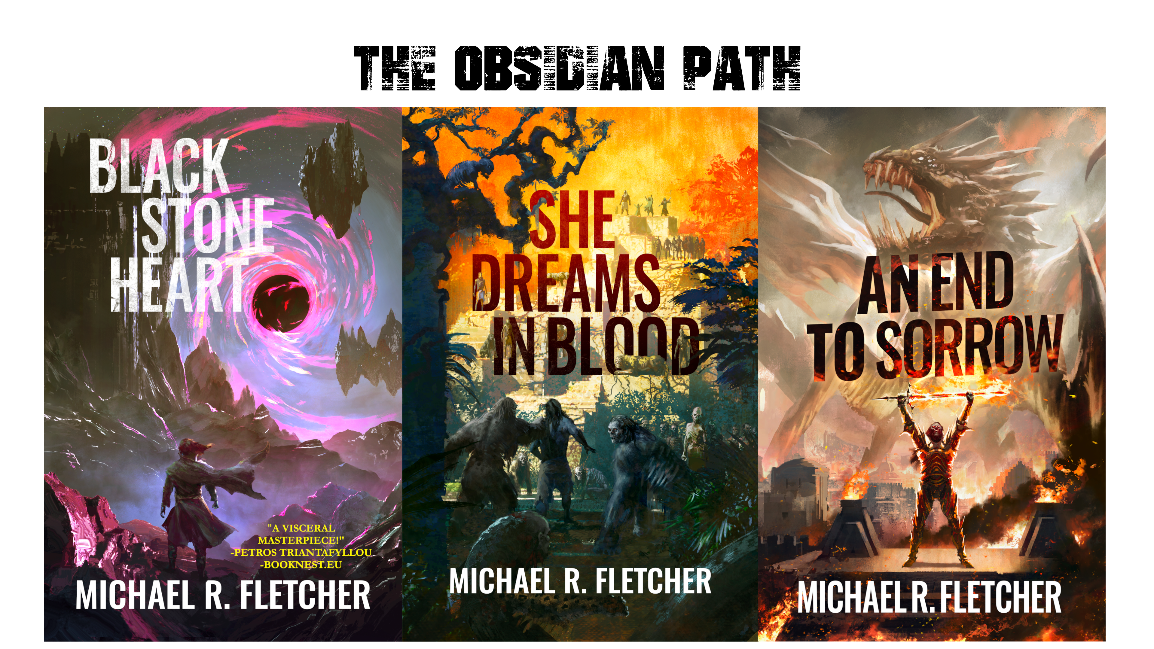 The Obsidian Path – trilogy